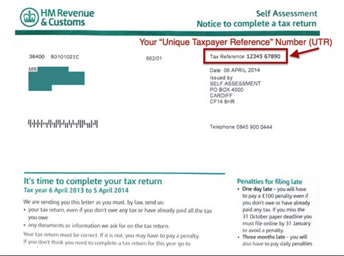 Hmrc Corporation Tax Reference Number